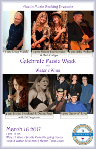 Water 2 Wine Custom Winery Thursday, March 16 at 1 PM - 6 PM